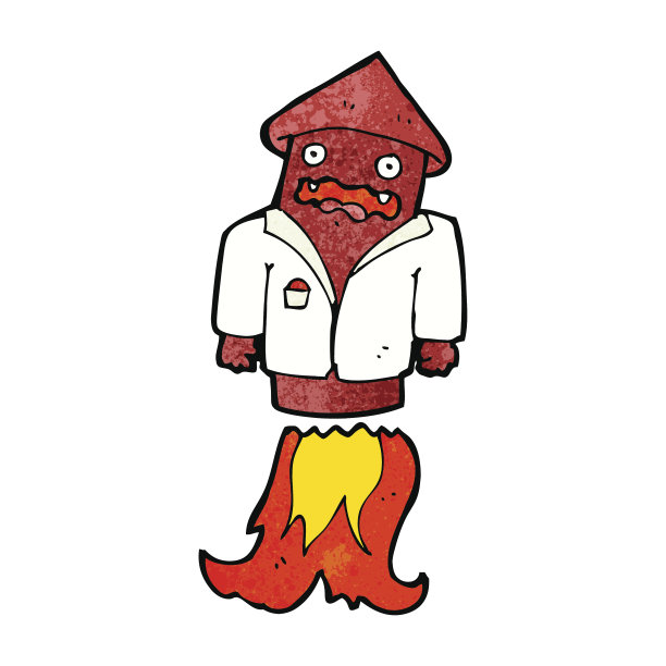 卡通烟花西装图片下载