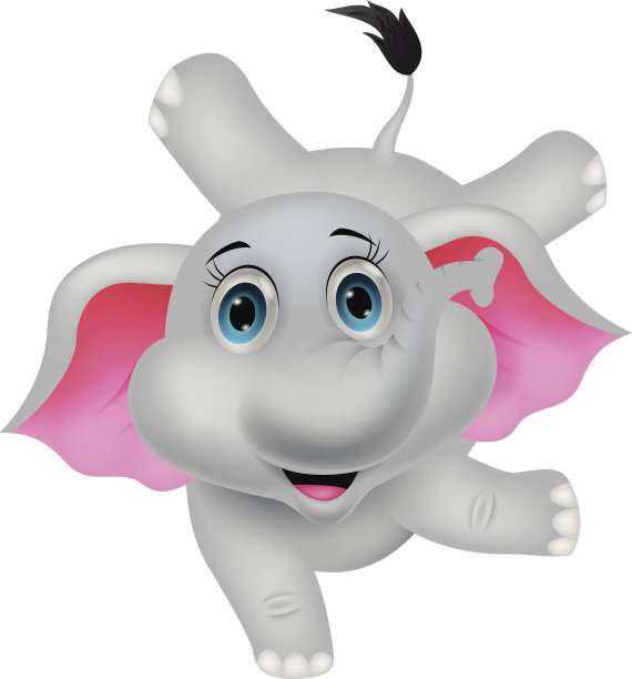 可爱的大象马戏团图片下载