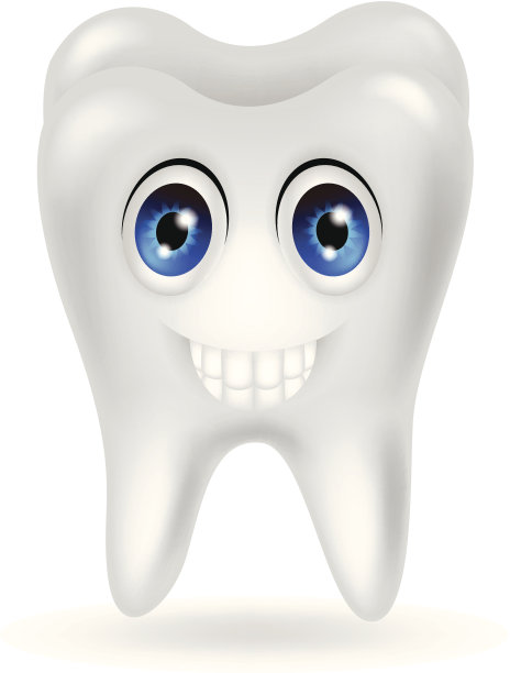 快乐的牙齿卡通图片下载