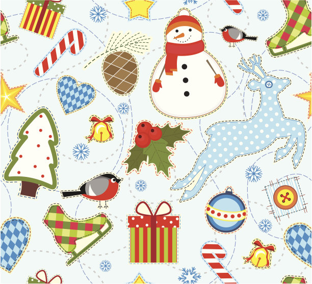 冬天无缝的背景图片下载