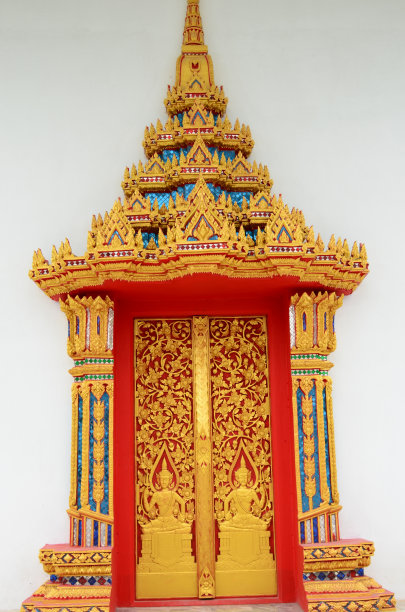 寺庙窗口。图片下载