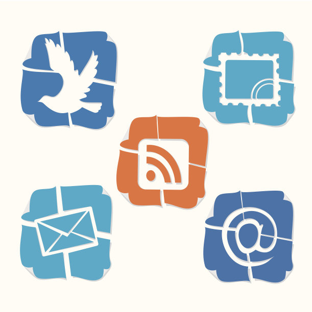 通讯贴纸套装图片下载