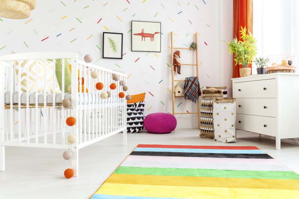 彩球摇篮素材图片