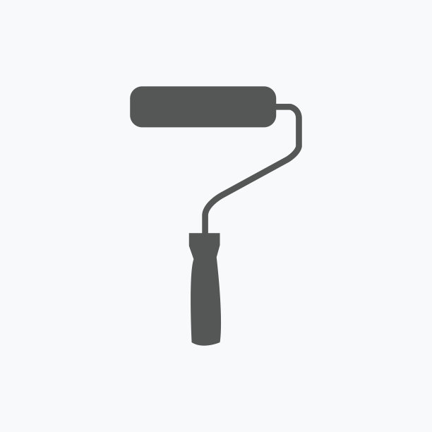 滚筒图标股票矢量插图平面设计图片下载