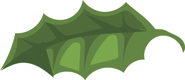 叶子图标矢量插图。图片下载