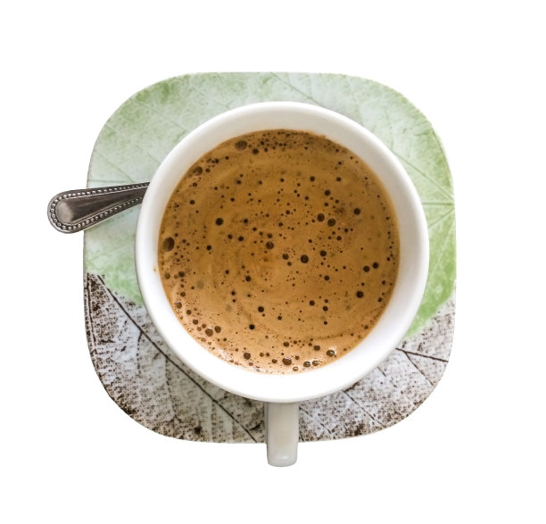 白色背景上的咖啡杯。图片下载