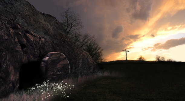 复活的日出素材图片