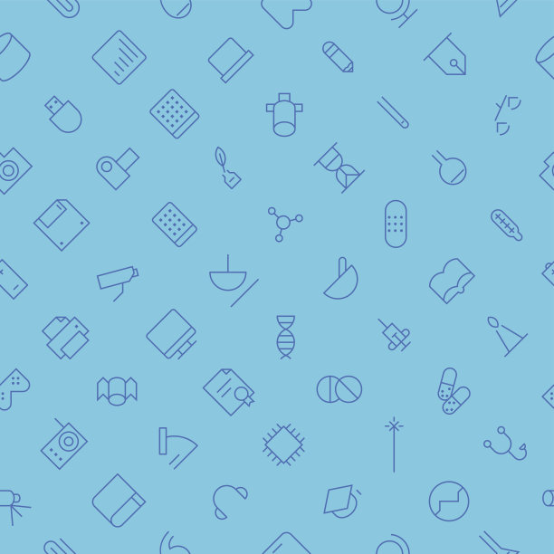 技术与科学的无缝背景模式图片下载