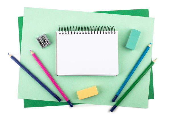 在彩色纹理纸上绘制材料图片下载