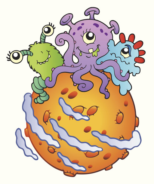 三个可爱的外星人图片下载