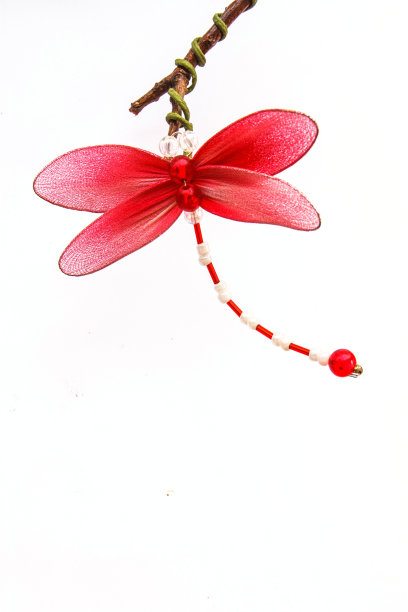 近距离手工制作的蜻蜓图片下载