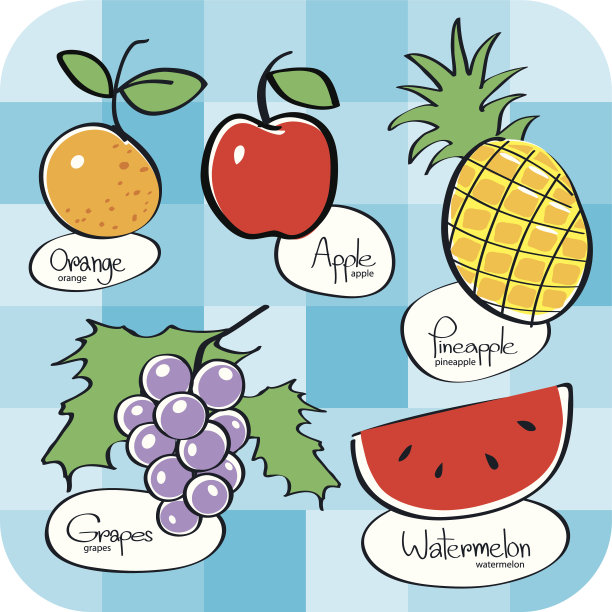 矢量果汁五套设计图片下载