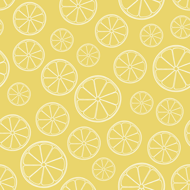 矢量无缝橙色图案素材图片