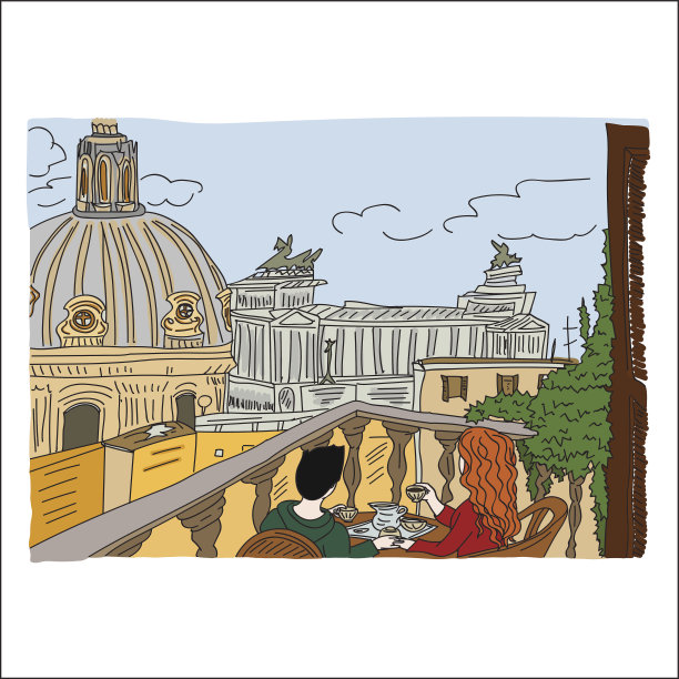 早餐在罗马图片下载