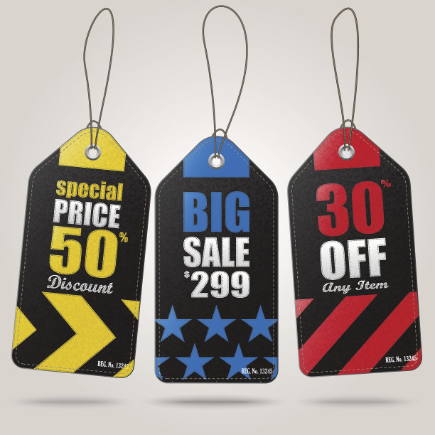 皮革销售标签图片下载