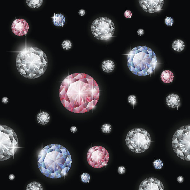 无缝的菱形图案。矢量图图片下载