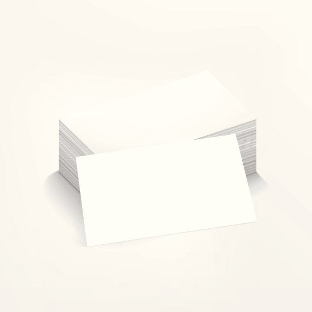 白色背景的名片图片下载