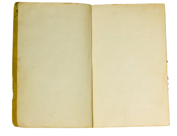 孤立的空白的书图片下载