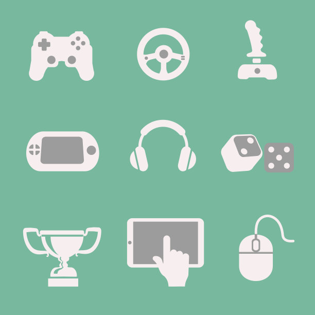 游戏图标设置白色背景图片下载