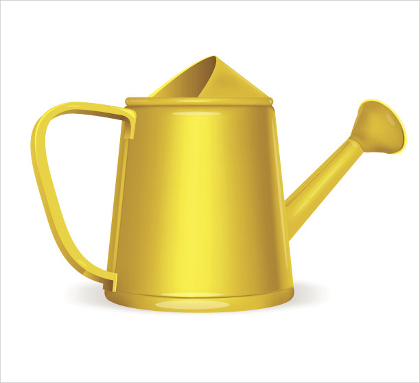 喷壶孤立在白色。插图矢量-插图图片下载