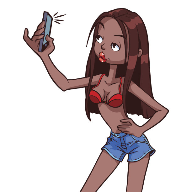 可爱女孩的自拍图片下载