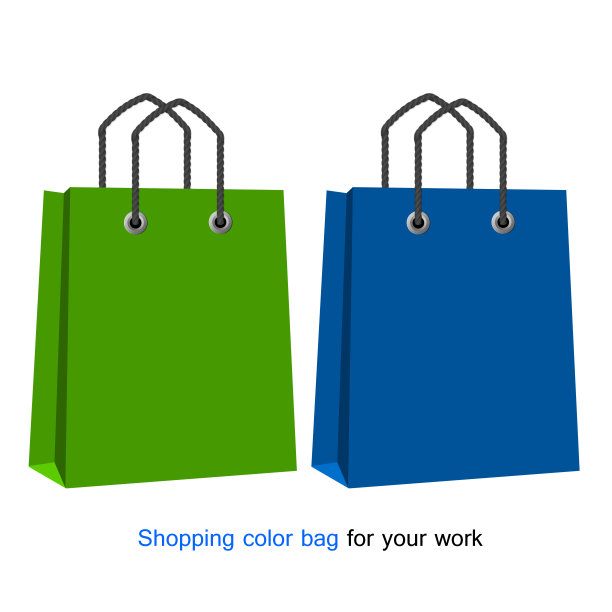 购物袋及标签图片下载