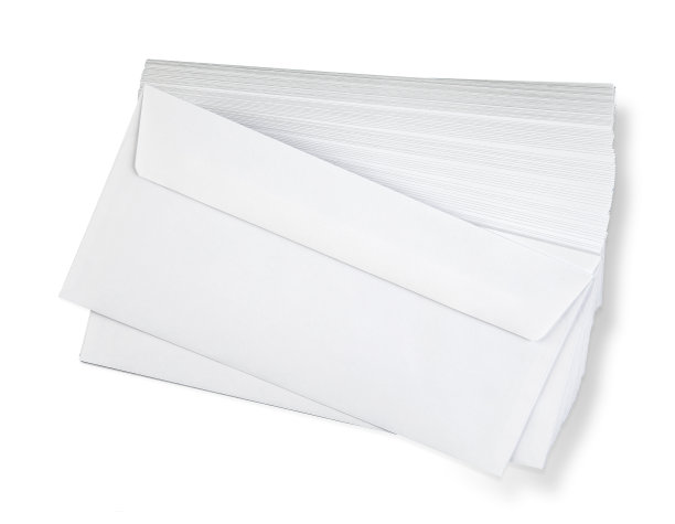 堆栈的信封。图片下载