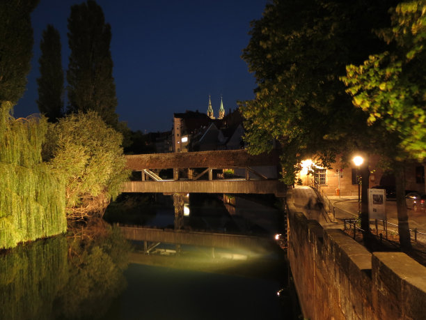 纽伦堡的木桥图片下载