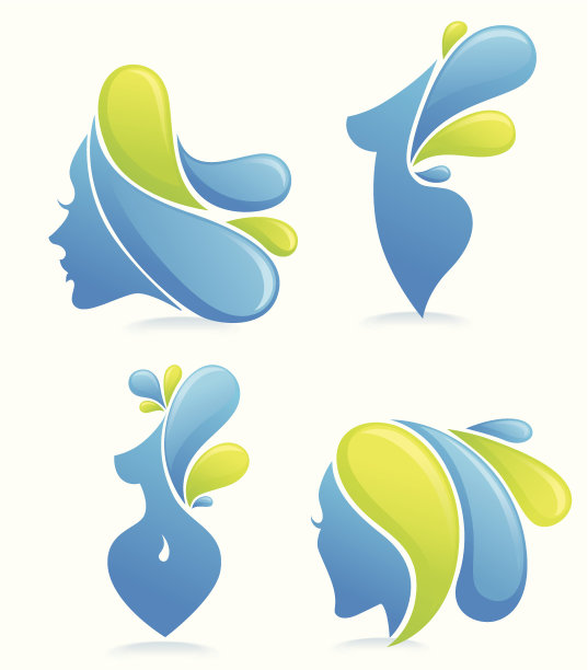 矢量水疗，化妆品和身体护理收集图片下载