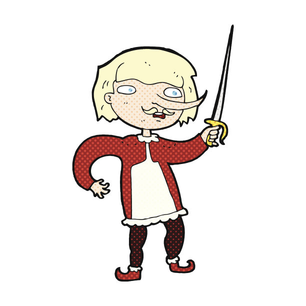 漫画卡通火枪手图片下载