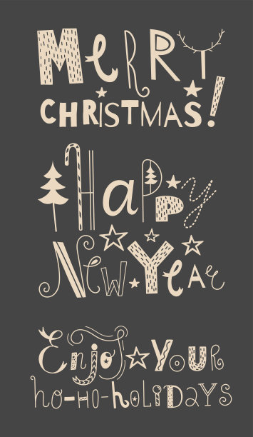 矢量假日标志集图片下载