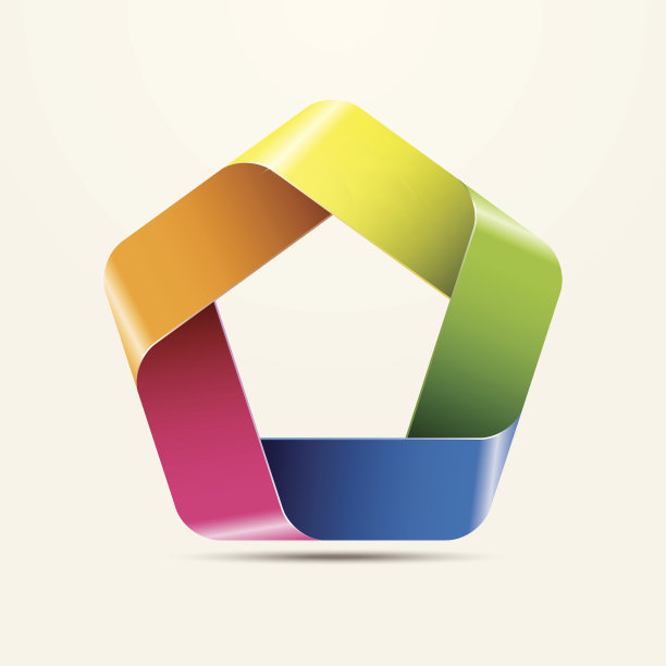 三维五边形无限带矢量元图片下载