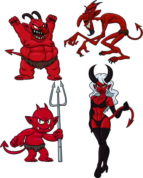 卡通恶魔图片下载