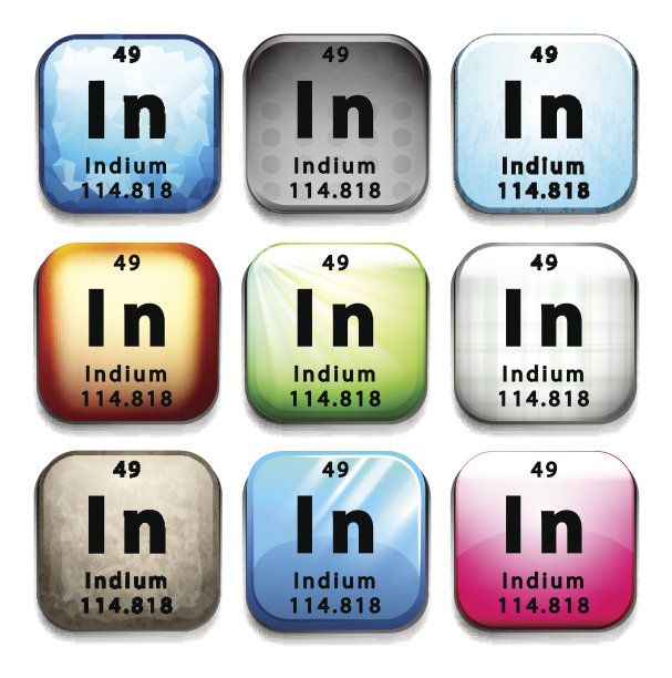 按钮用的是化学元素铟图片下载