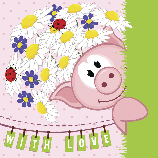 花猪爱图片下载