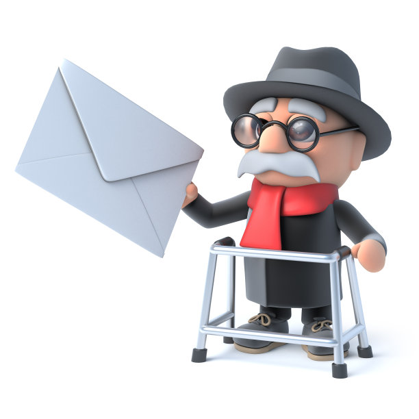 3d爷爷与步行架收到邮件图片下载