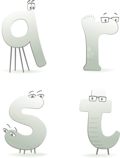 动物法贝灰色，QRST图片下载