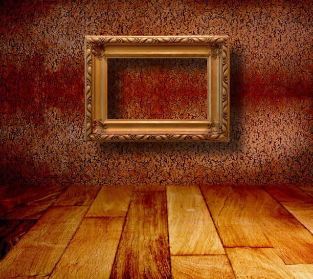 旧房间的内部保留着昔日的奢华图片下载