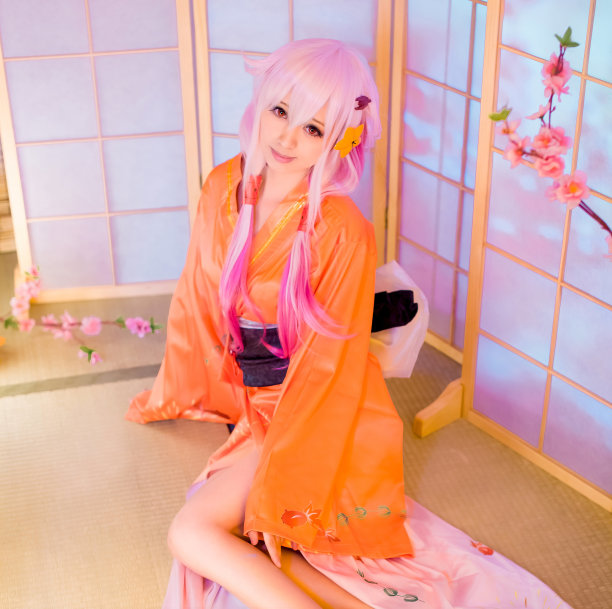 性感亚洲女孩cosplay榻榻米客房女佣日本风格图片下载