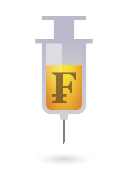 有货币标志的注射器图片下载