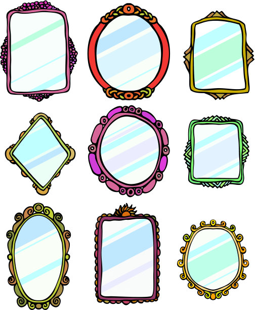 镜子框架图片下载