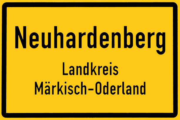 德国纽哈登堡的城市标志图片下载