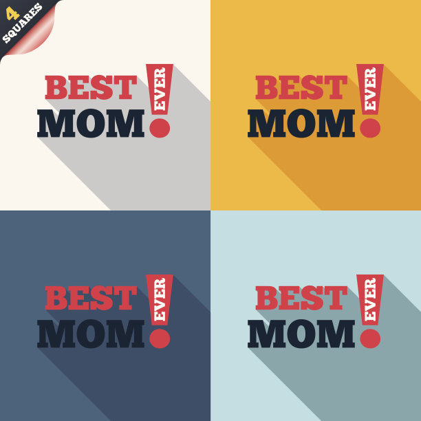 最好的妈妈的标志。奖的象征。图片下载