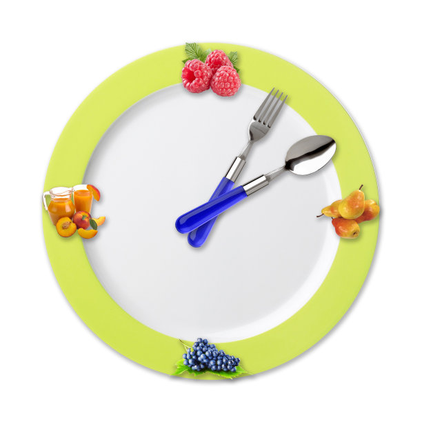 厨房的水果钟图片下载