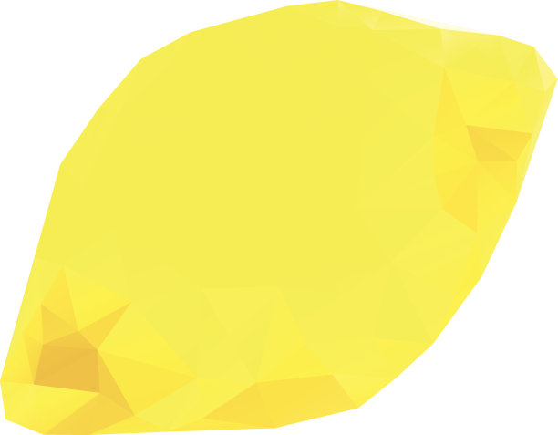 几何三角形柠檬图片下载
