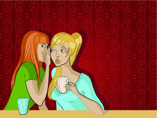 八卦的女孩图片下载