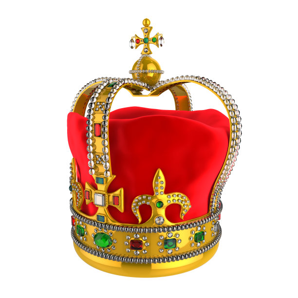 黄金皇冠与珠宝图片下载
