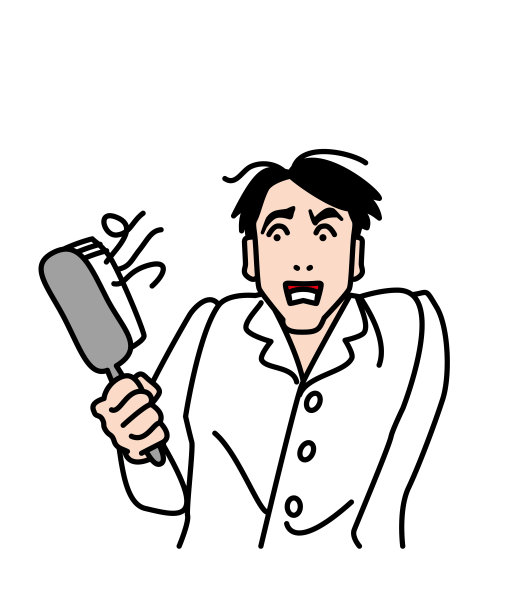 人们对它掉出来的头发感到惊讶图片下载