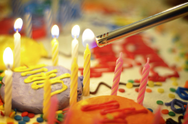 生日蜡烛的时间图片下载