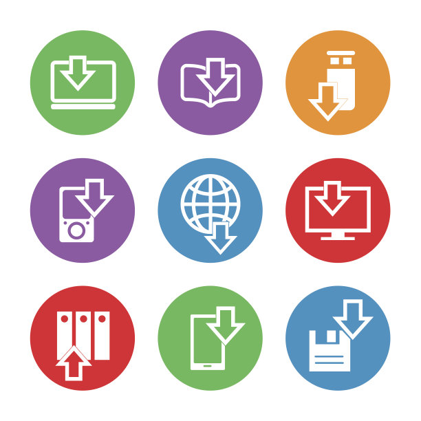 下载颜色圈图标的设备图片下载